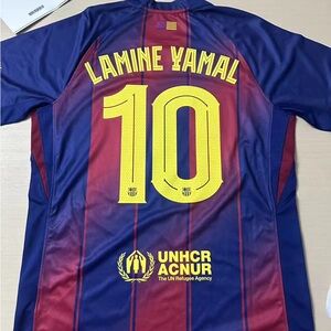 Lamine Yamal #10 Men’s FC Barcelona Jersey 25/26